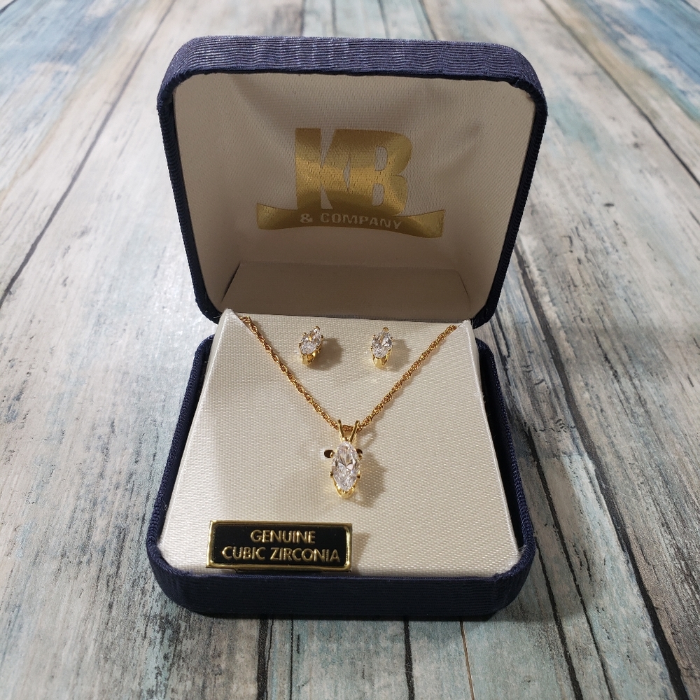 KB Necklace and Earrings Set.